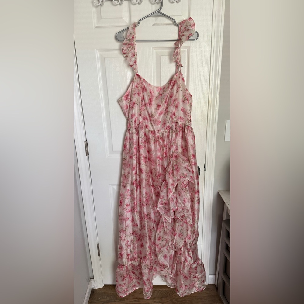 Arula Penelope Organza Ruffle Dress